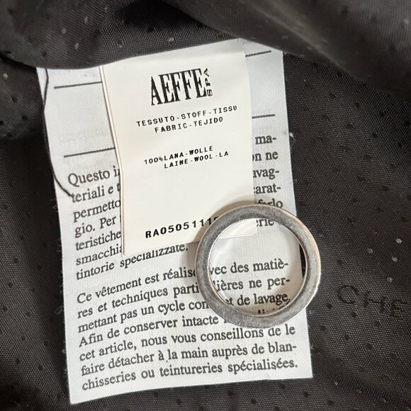 Moschino Cheap and Chic Black Embellished Wool Cropped Blazer - Picture 4 of 4